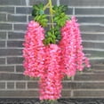 thumbnail image 2 of 3 Pack Artificial Fake Wisteria Vine Ratta (3.75 Feet) Hanging Garland Silk Flowers String Home Party Wedding Decor (A), 2 of 3