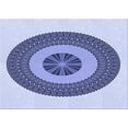 thumbnail image 1 of Ahgly Company Machine Washable Indoor Rectangle Transitional Heavenly Blue Area Rugs, 8' x 12', 1 of 7