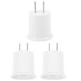 thumbnail image 4 of 3 Pcs Adaptateur de Douille à Prise pour Douille de Lampe E26/e27, Support de Douille, Fiche Us, 4 of 6