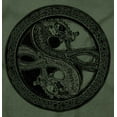thumbnail image 2 of Dragon Yin Yang Style Symbol Balance Hoodie Sweatshirt Women Men Brisco Brands L, 2 of 6