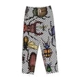 thumbnail image 4 of Xecao Bright Insects Women's Straight Lounge Pajama Pants: The Epitome of Relaxed Sleepwear, 4 of 9