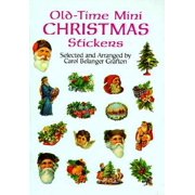 Dover Stickers: Old-Time Mini Christmas Stickers (Paperback)