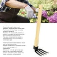 thumbnail image 3 of Hand Digger, Multifunctional Hand Tiller Portable Comfortable Grip  for Crushing and Aerating Soil, 3 of 7