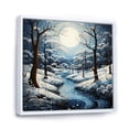 thumbnail image 2 of Designart "Winters Tree Beauty Pointillism I" Pointillism Floater Framed Wall Decor, 2 of 7