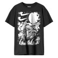 thumbnail image 1 of Fun Tee Frog and Shrooms Black 2X-Large T-Shirt, 1 of 2