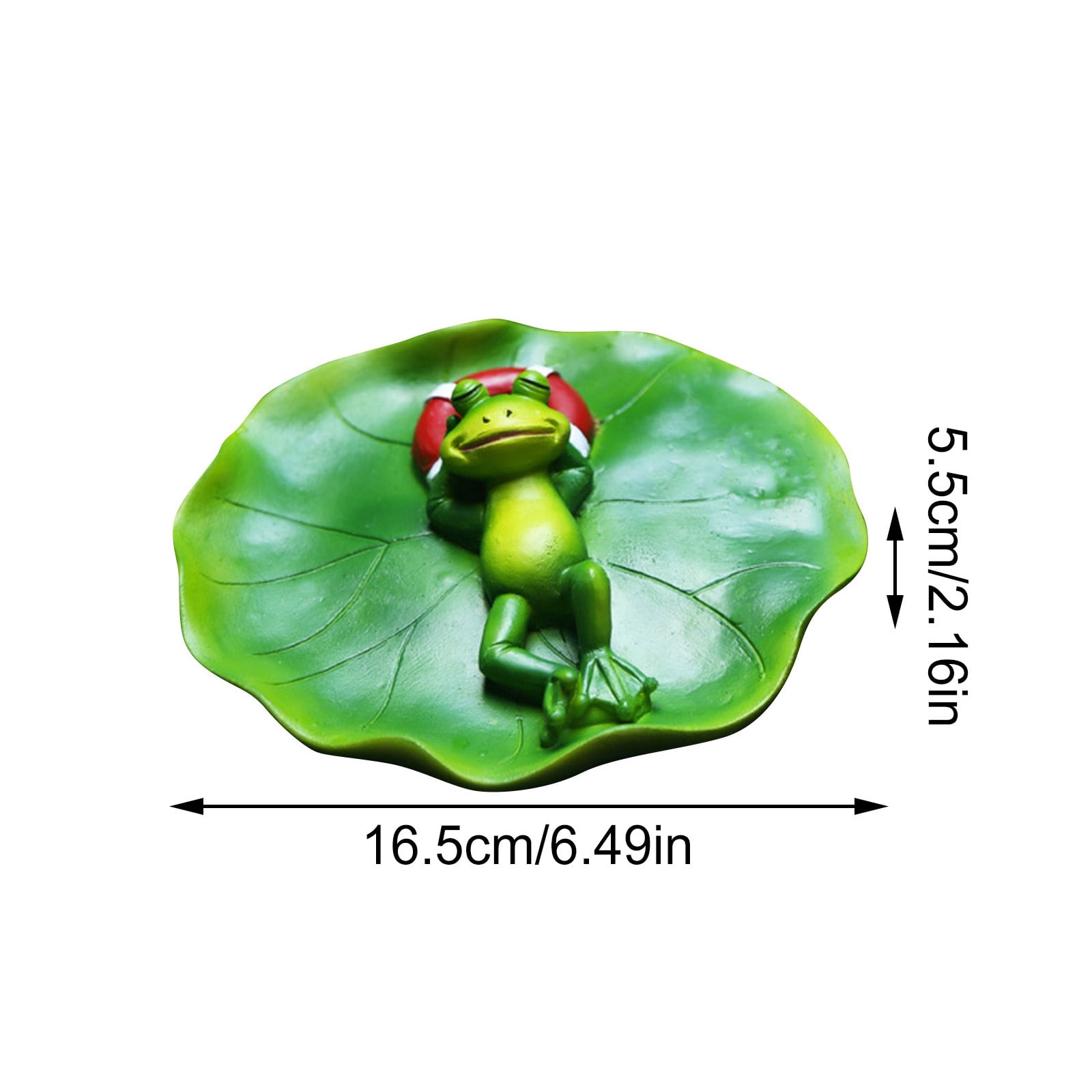 Resin Garden Animal Figurine Statue, Outdoor Floating Decor for Garden Pond Fish Tank Swimming Pool, Landscape Ornament for Patio Backyard Home Decor(B)