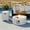 With Tank Cover, variant on MOALCOFER 28"Round Propane Fire Pit Table,40,000 BTU Stainless Steel Burner Gas Fire Pit