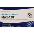 thumbnail image 3 of Muro 128 5% Sodium Chloride Hypertonicity Ophthalmic Ointment, from Bausch + Lomb, 2 x 0.125 Oz (7 g total), 3 of 6