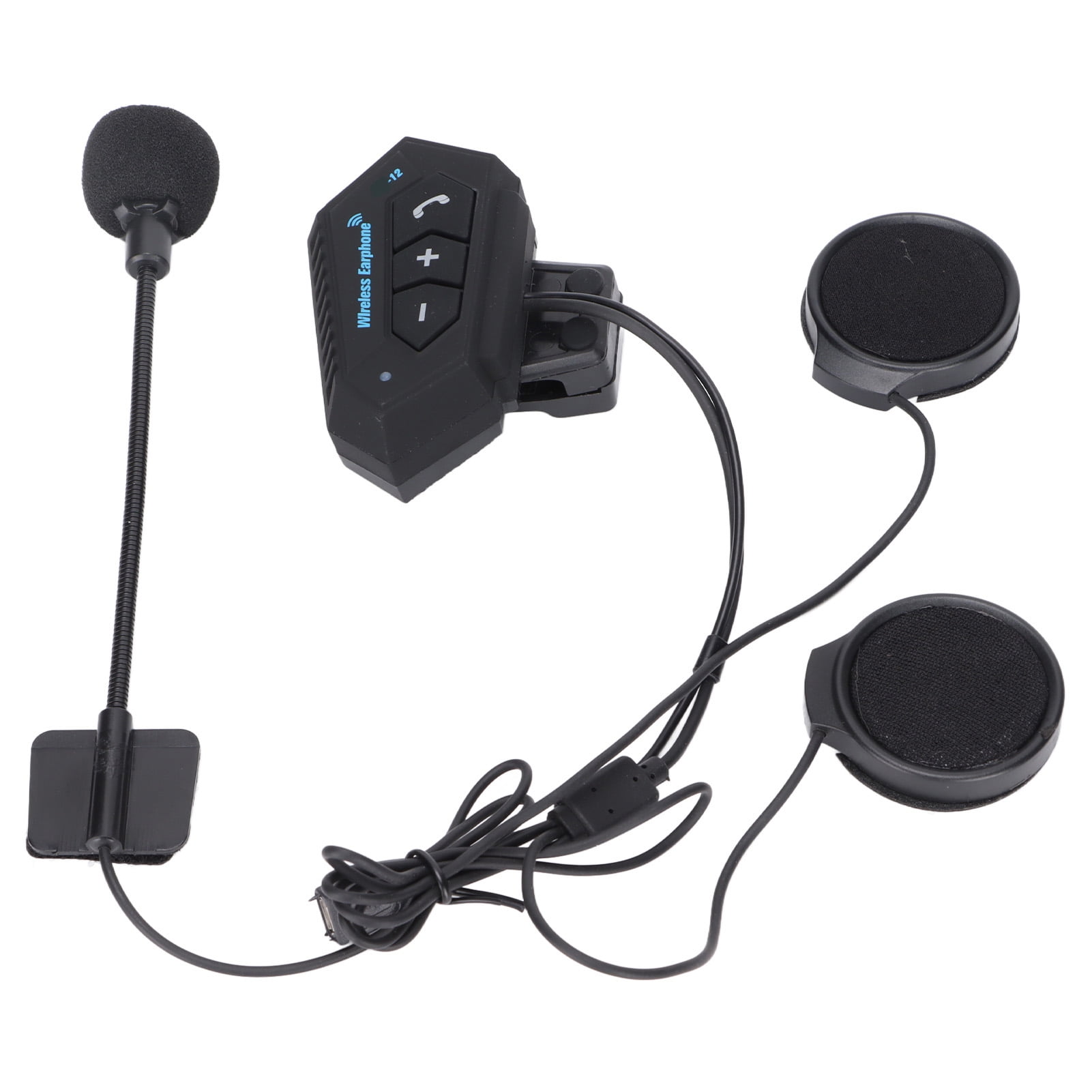 Motorcycle Headset, Rechargeable Lithium Ion Battery Y Shaped Design