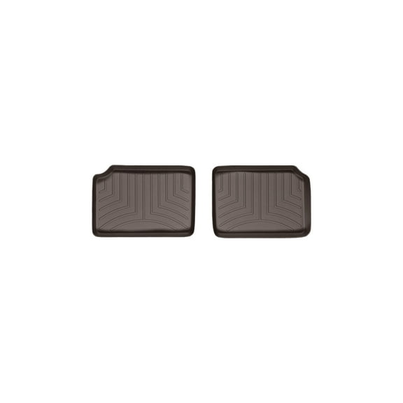 WeatherTech Custom Fit FloorLiners compatible with 2011-2016 MINI Countryman - 2nd Row (2-Piece Liner), Cocoa