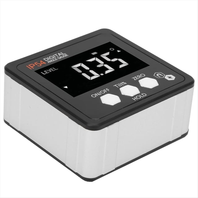 Digital Angle Gauge LCD Protractor Inclinometer Inclination Box 4x90° IP54 Digital Protractor Inclinometer
