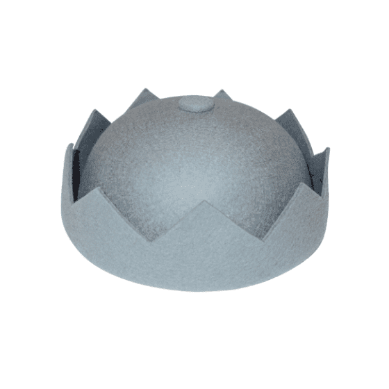 Crown Hat - Cool Grey 8 - Walmart.com