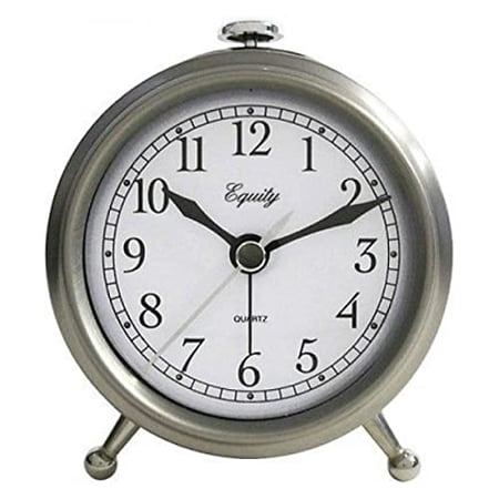 Equity 25655 Metal Quartz Alarm Clock photo Equity 25655 Metal Quartz Alarm Clock