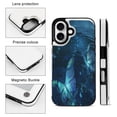 thumbnail image 3 of Compatible with iPhone 11 12 13 mini 14 15 16 Pro Max Plus Wallet Case with Card Holder, PU Leather Kickstand Card Slots Case ( Butterfly Ocean, iPhone 13), 3 of 7