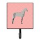 thumbnail image 1 of "Treasures Orlov Trotter Pink Check Gancho de pared, pequeño, multicolor" Caroline's Treasures BB7908SH4, 1 of 1