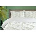 thumbnail image 4 of Ambesonne Hawaiian Duvet Cover Sets, Tropic Coconut Palms, 2-King, Grey White, 4 of 7