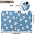 thumbnail image 3 of FORMRS A4 Clipboard Folder with Pen Holder Horizontal Foldable School Office Binder, Baseballs Pattern, 3 of 9