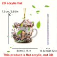 thumbnail image 3 of Children's Story Flower House Decoration 2D Acrylic Decoration Car Rearview Mirror Accessories Backpack Pendant, 3 of 5