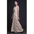 thumbnail image 3 of Bimba Ikat Printed Women Sleeveless Gown Chic Style Long MaxiÂ&nbsp;Dress-X-Large, 3 of 5