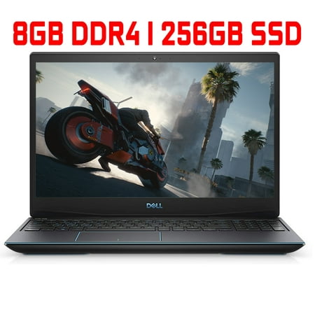 Dell G3 15 3590 Premium Gaming Laptop 15.6" FHD WVA Display 10th Gen Intel 6-Core i7-10750H 8GB DDR4 256GB SSD GeForce GTX 1650 Ti 4GB Backlit Keyboard USB-C HDMI Nahimic Audio Win10