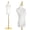A, variant on Wliqien Female Mannequin Torso Dress Form, 47-75 Inch Adjustable Height Clothing Display Model with Metal Base Stand for Sewing Clothing, Dress, Jewelry Display