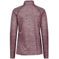 thumbnail image 2 of Holloway Sportswear M Womens Electrify Coolcore® 1/2 Zip Pullover Maroon Heather 222774, 2 of 5