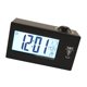 thumbnail image 2 of Reloj despertador con pantalla LED, reloj de proyección digital, reloj de mesa moderno con función de repetición de 12/24 horas para dormitorios, puerto de carga USB, funciona con pilas (negro), 2 of 5