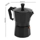 thumbnail image 3 of Cafetera para estufa, 3 tazas, 150 ml, cafetera de aluminio, fácil de operar, estilo italiano clásico Espress Cup Moka Pot(black) Cocina Octpeak NO, 3 of 7