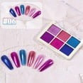 thumbnail image 1 of Polvo de uñas de 6 colores, s de uñas holográficos, polvos de uñas holográficos sólidos de uñas iridiscentes con brillo de uñas, para arte de - 06 Baoblaze Brillo de uñas holográfico, 1 of 8