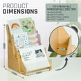 thumbnail image 2 of Wooden Storage Rack Office Desktop Magazine Book Storage Rack Creative Multi-layer Wooden Storage Rack, 2 of 7