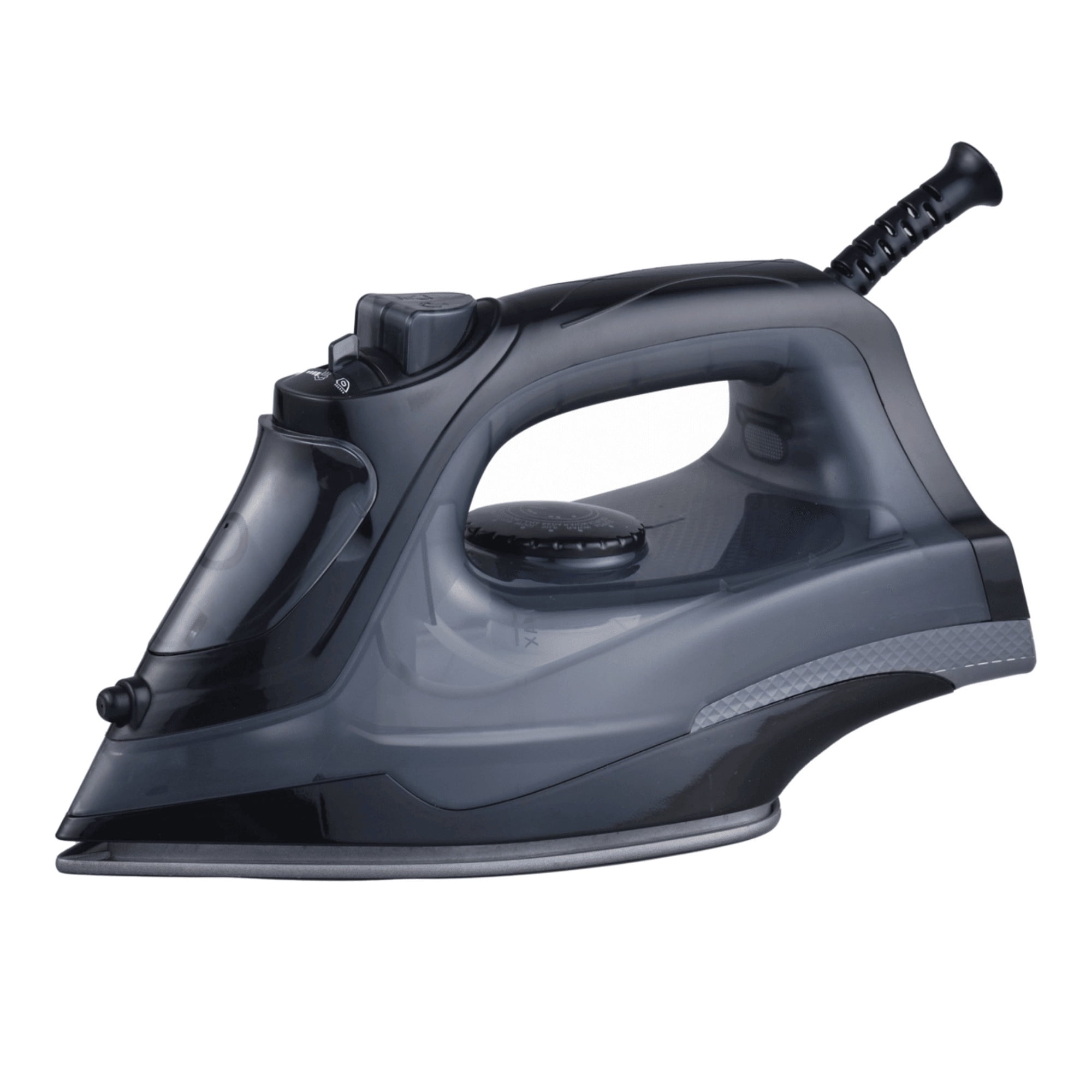 Black Medium-sized Iron, with Spray and Jet Functions, Self-cleaning Feature, Suitable for Tailoring Shops and Laundry Houses