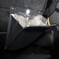 thumbnail image 4 of Hloma Auto Car Seat Back Hanging LED Trash Can Organizer Garbage Holder Storage Bag, 4 of 8