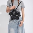 thumbnail image 4 of Bolso de hombro para estudiante con forma de estrella de gran capacidad, bolso de transporte sólido, bolso de viaje Kawaii ligero, mochila informal para chica, bolso impermeable, 4 of 9