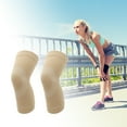 thumbnail image 5 of Unique Bargains 1 Pair Lightweight Knee Pads Medium Size Skin Color, 5 of 6
