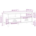 thumbnail image 4 of vidaXL TV Cabinet VIKEN White Engineered Wood, 4 of 5