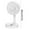 White, variant on Clearance under 10 Telescopic Folding Floor Household Electric Fan Portable High Wind Rechargeable Long Life Mini USB Desktop Fan