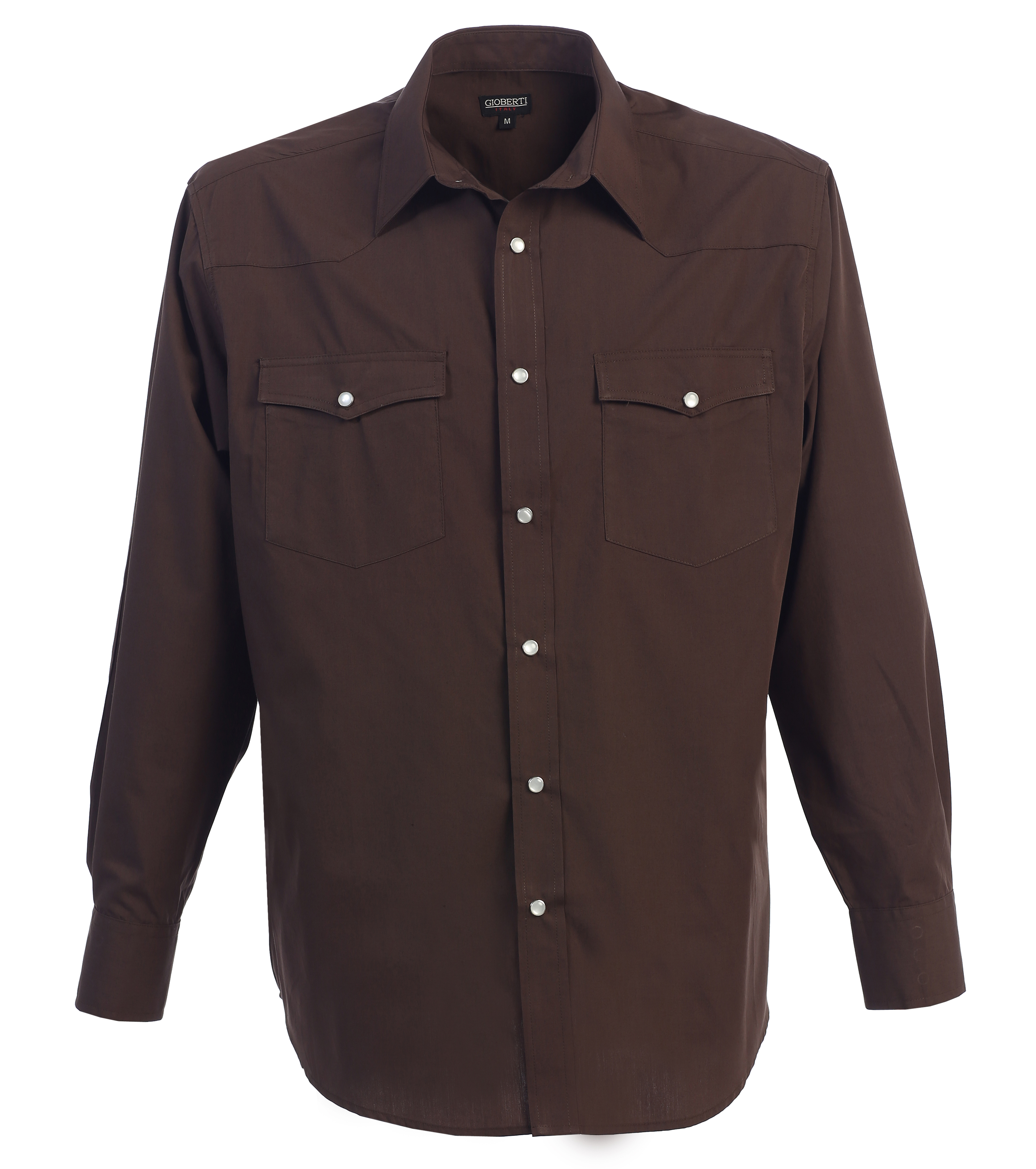 Gioberti - Gioberti Men’s Solid Long Sleeve Western Shirt with Pearl ...