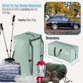 thumbnail image 5 of 10 Pack Moving Bags w/Backpack Straps, Heavy Duty, Moving Boxes Alternative, Packing Supplies, Large Storage Totes for Dorm Room Essentials with Zipper for Clothes (Clear, 10 Pack), 5 of 5