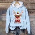 thumbnail image 6 of Futezty Christmas Sweatshirts for Women Novelty Funny Santa Xmas Tree Graphic Pullover Tops Loose Casual Fleece Shirts, 6 of 6