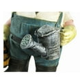 thumbnail image 5 of Homestyles Gardener Gnome Holding a Watering Can and Garden Tool Bag Extra Large Outdoor Garden Statue 21"H, 5 of 6