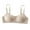 Beige, variant on Lightweight Wireless Bra For Women Seamless Soft Bra With Removable Pads Push Up Design For Small Bust Comfortable And Breathable.