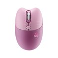 thumbnail image 1 of M3 Wireless Mouse Mute Ergonomic Anti-slip Quick Response 5 Buttons 2.4G Bluetooth-compatible Computer Office Mouse for Girls - Purple, 1 of 5