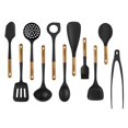 thumbnail image 1 of Juego de utensilios de cocina STAUB de silicona con mango de madera, 11 piezas, 1 of 4