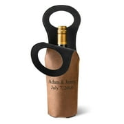 Jds Marketing Personalized Leatherette Wine Tote