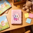thumbnail image 5 of Bcylexb Plush Journal Notebook, Fluffy Fuzzy Soft Cover Journal With Cute Cartoon Animal Designs for Students Teens Gift Writing Stationery, 5 of 6