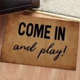 thumbnail image 6 of Funny Door Mats Outside Fun Slogan Mat Come in And Play Front Door Mat Indoor Entrance House Warming Gift 16x24IN Summer Door Mats Coir Door Mat for Outside Patio Floor Entry Porch Garage Office, 6 of 7