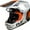 Grey/Orange/Black, variant on Fly Racing Adult Formula CP Slice Helmet, DOT/FMVSS 218 Approved Grey/Red/Black, Medium