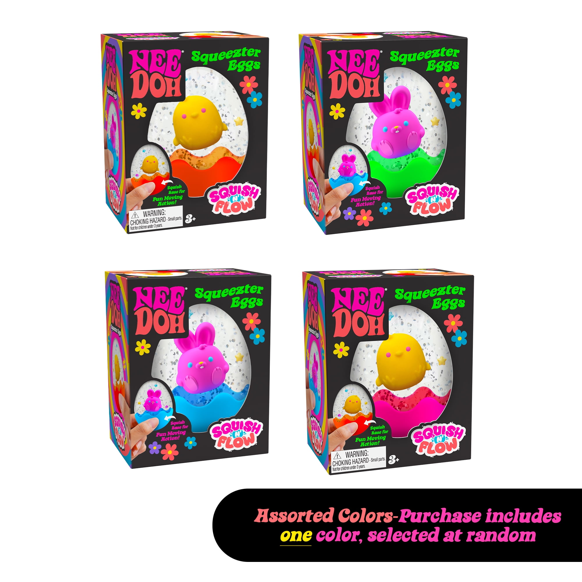Schylling NeeDoh Squeezter Egg, Squishable & Soft Novelty Toy, Children Ages 3+  (图2)