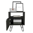 thumbnail image 2 of Coffee Table with Storage, One Open Shelf & Cabinet, Living Room Table, 37.12'' Superior Top, Easy Assembly, Modern Accent Furniture, 2 of 5