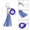 thumbnail image 4 of Turkish Blue Evil Eye Keychain, Home Decoration Amulets Unique Key Chain Lucky Key Ring Pendant Blessing Gift, 4 of 8